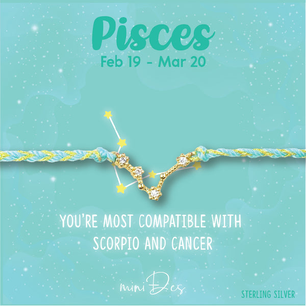 [Astrology] Pisces Bracelet (String)