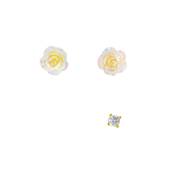 Dreamy Rose Earring Set