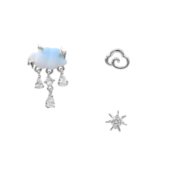 Cloudy Days Earring Set