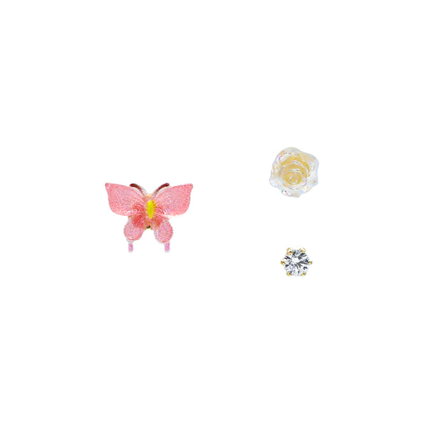 Petite Butterfly Earrings Set