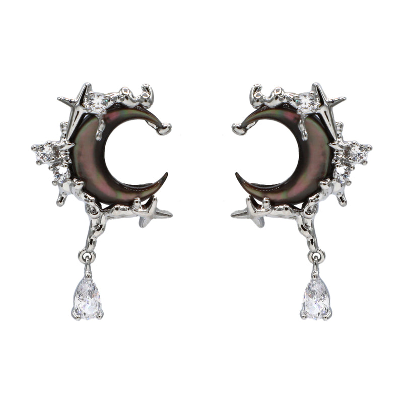 Melting Moon Earrings