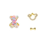 Lovely Gummy Bear Earrings Set