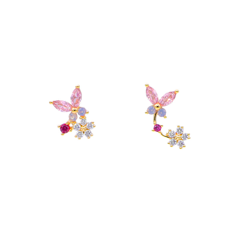 Asymmetric Butterfly Freedom Earrings