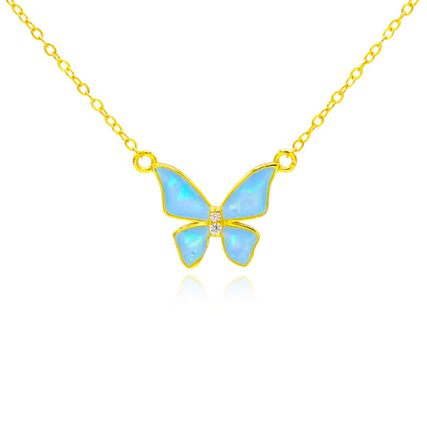 Holographic Wings Necklace