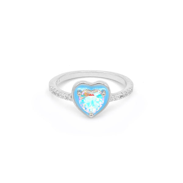 Blue Heart Ring