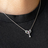 Jewel Heart Prism Necklace