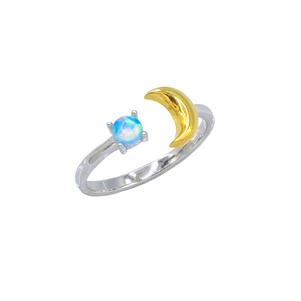 Gold Moon Ring