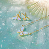 Holographic Wings Necklace