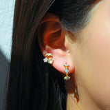 Floral Cherry Earrings