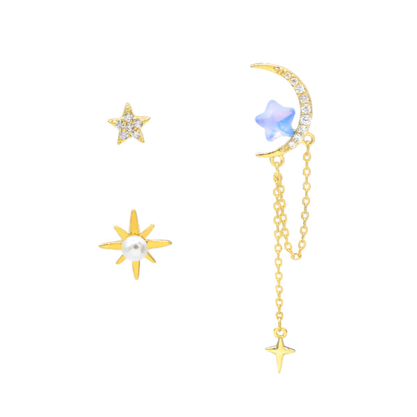 Celestial Trio Earrings Set