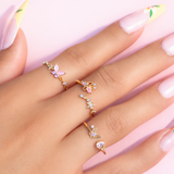 Butterfly Meets Gem Ring
