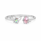 Butterfly Meets Gem Ring