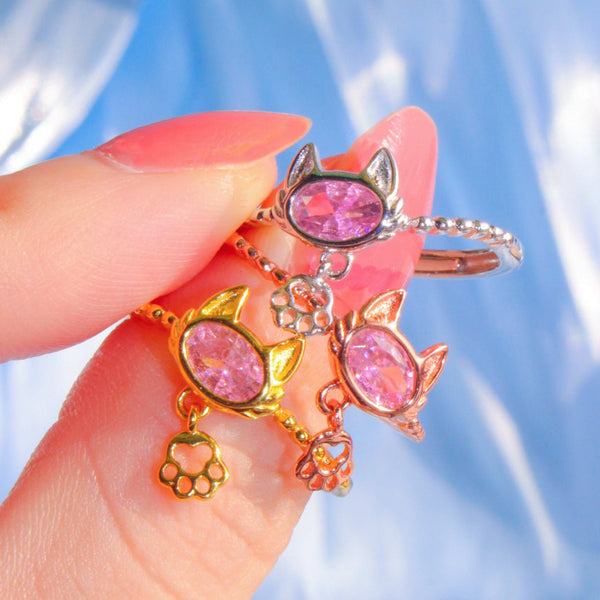 Lovely Cat Paw Ring