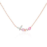 Butterfly Gem Star Necklace