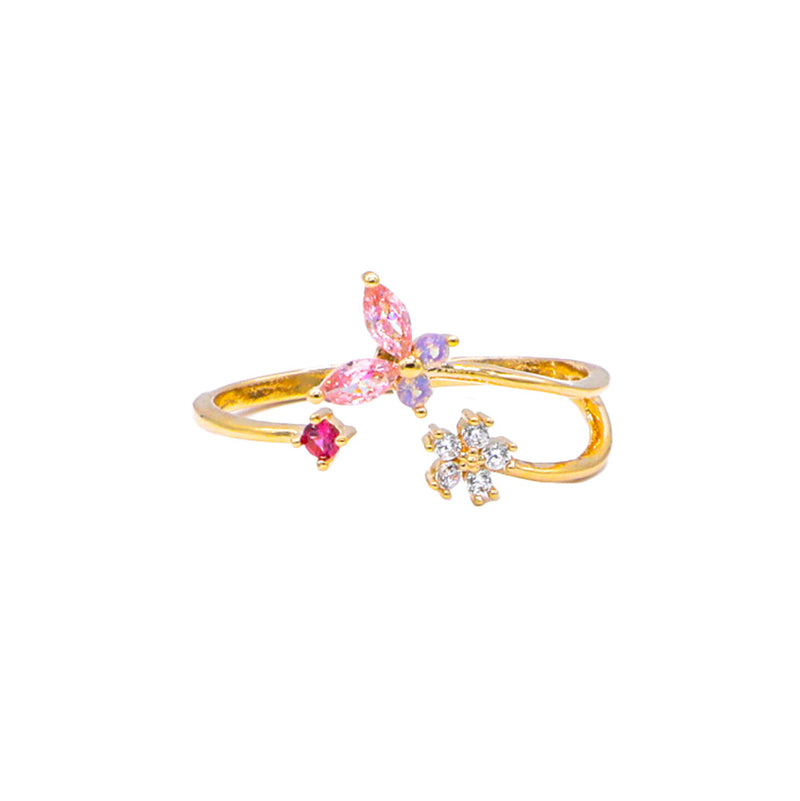 Butterfly Rose Ring