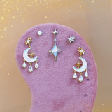 North Star Earrings Set