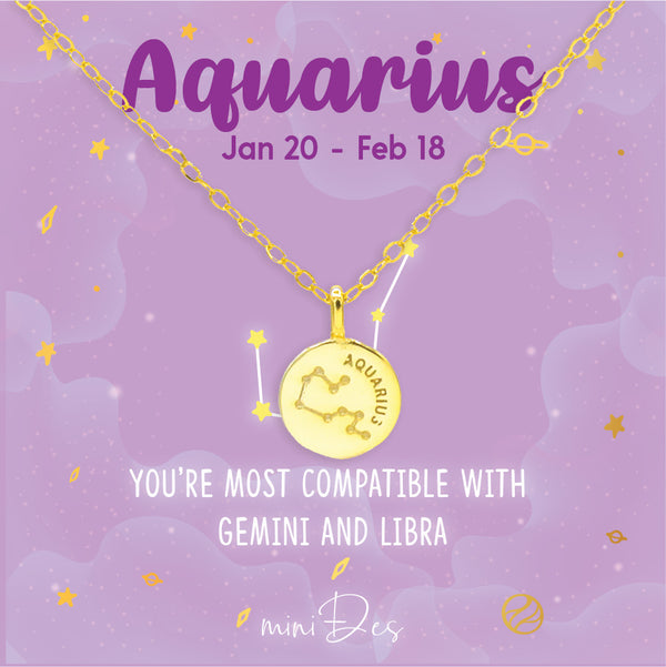 [Astrology] Aquarius Necklace (Chain)
