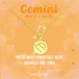 [Astrology] Gemini Necklace (Chain)