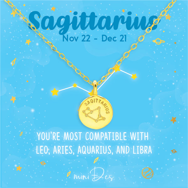 [Astrology] Sagittarius Necklace (Chain)