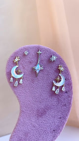 North Star Earrings Set