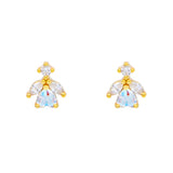 C.Z. Holographic Earrings