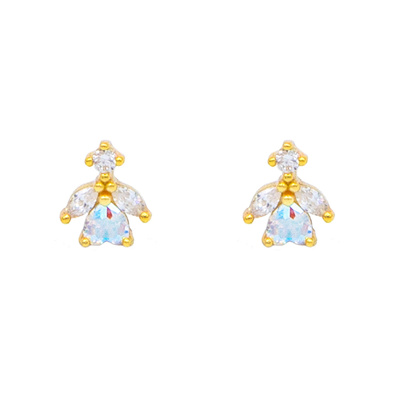 C.Z. Holographic Earrings