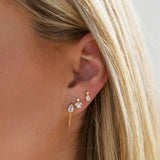C.Z. Holographic Earrings