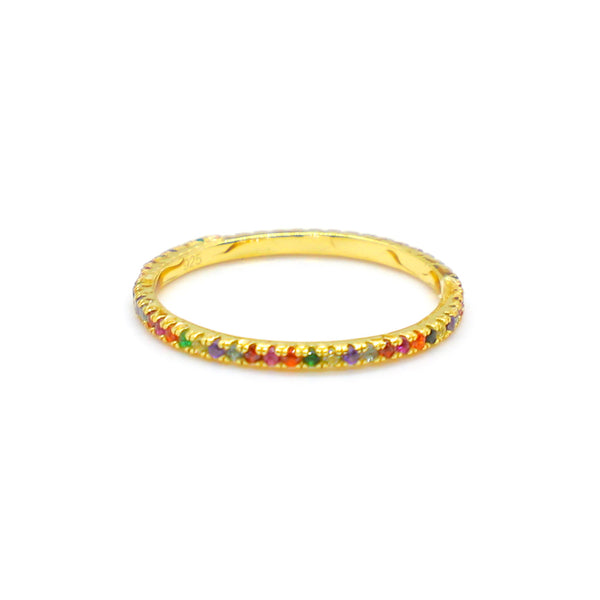 Rainbow Line Ring