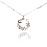 Butterfly Circle Necklace