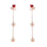 Hanging Flower Earrings