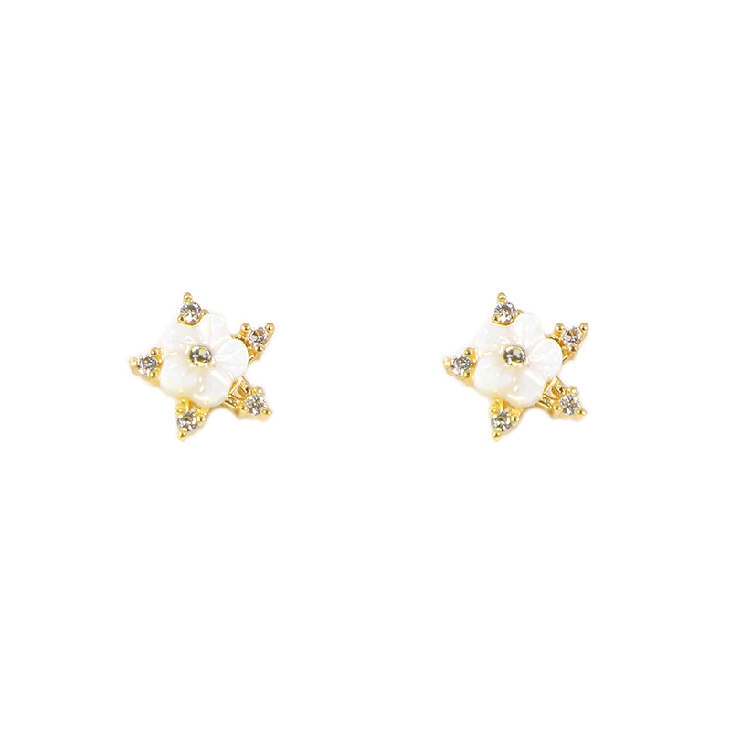 Floral Star Earrings