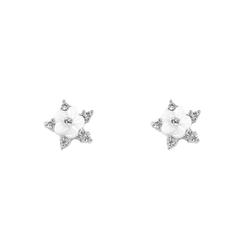 Floral Star Earrings