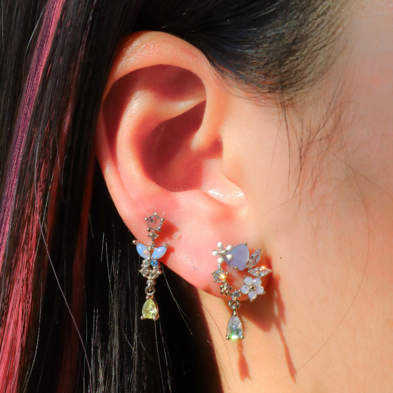 Butterfly Gem Earrings