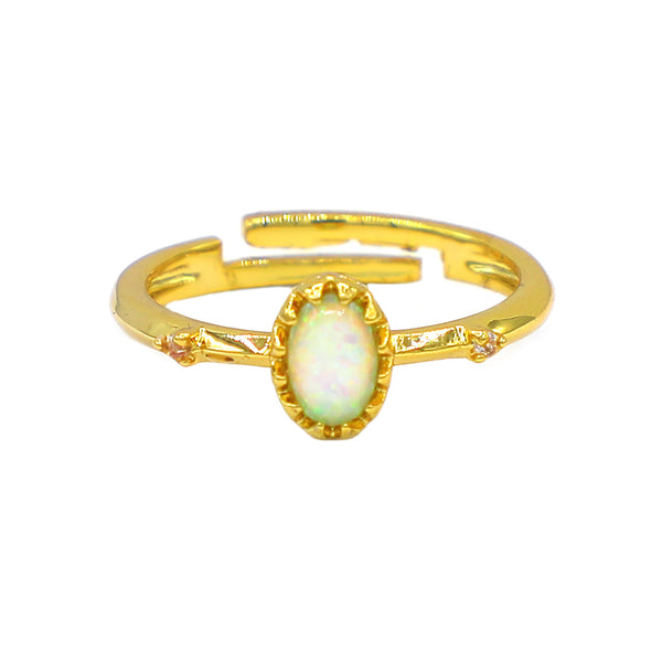 Oval Opal Ring