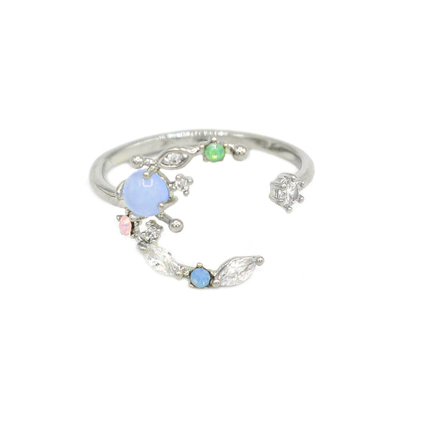 Pastel Crescent Ring