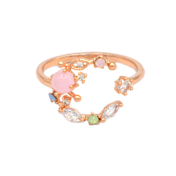 Pastel Crescent Ring