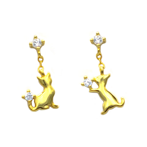 Lively Cat Earrings