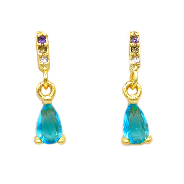 Blue Drop Earrings