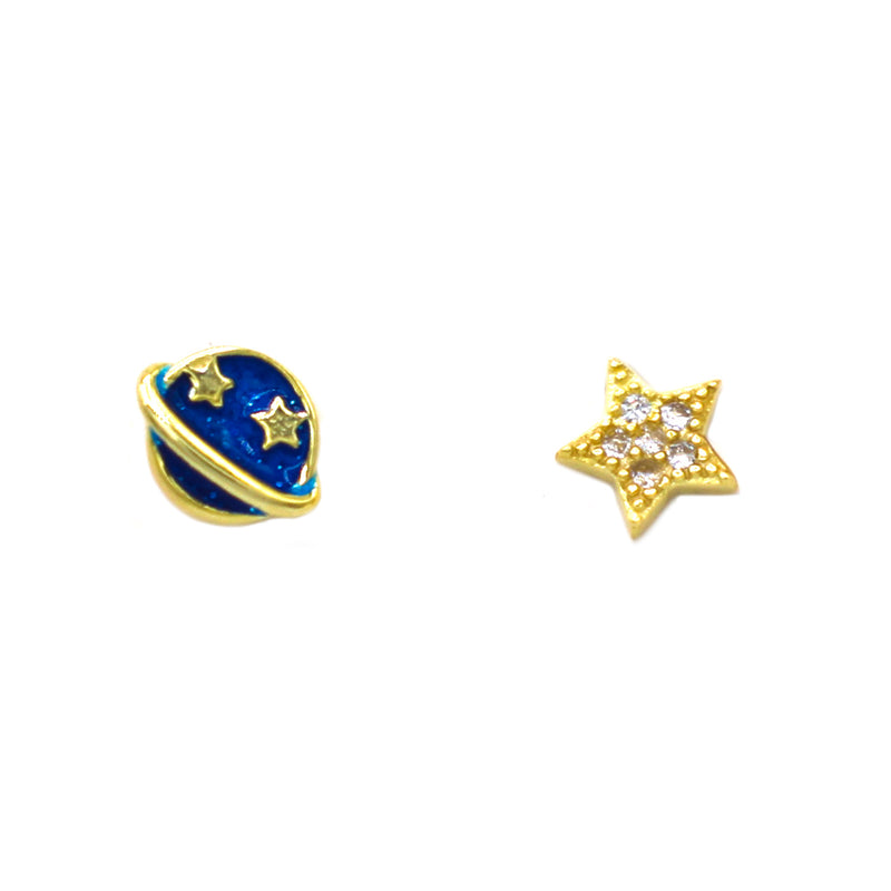 Planet & Moon/Star Earrings