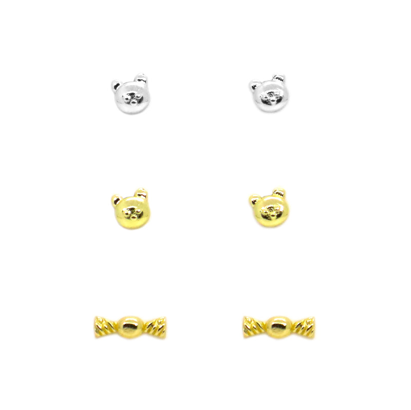 Candy Bear Earrings Set