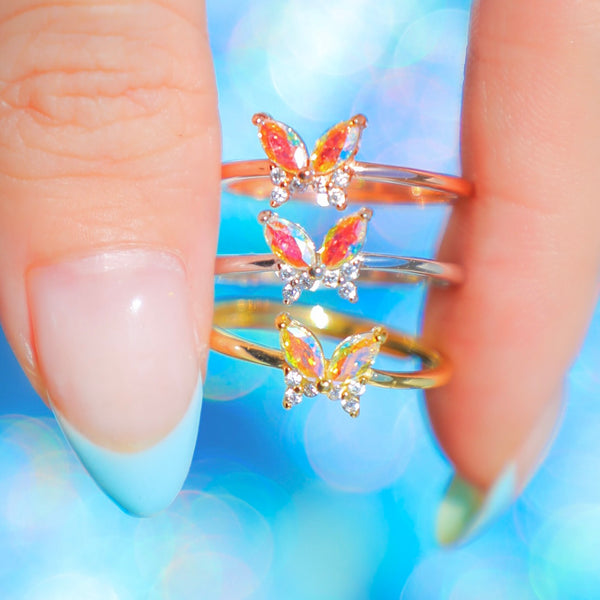 Radiant Butterfly Ring