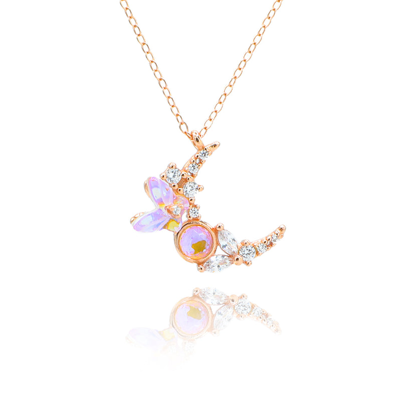 Flutter on the Moon Necklace