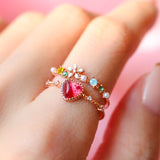 Red Heart Queen Ring