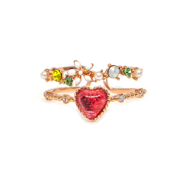Red Heart Queen Ring
