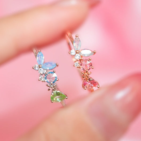 Butterfly Gem Ring