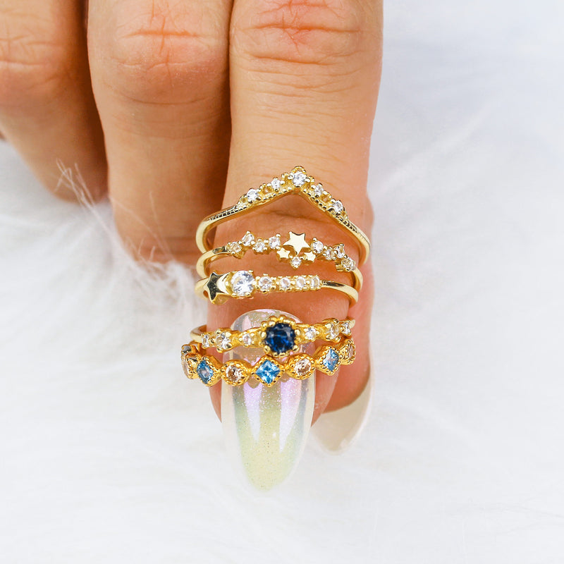 Blue Gem Ring