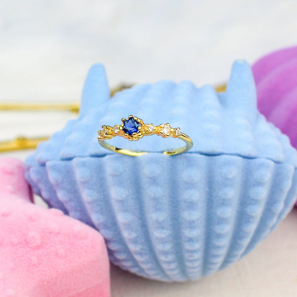 Blue Gem Ring