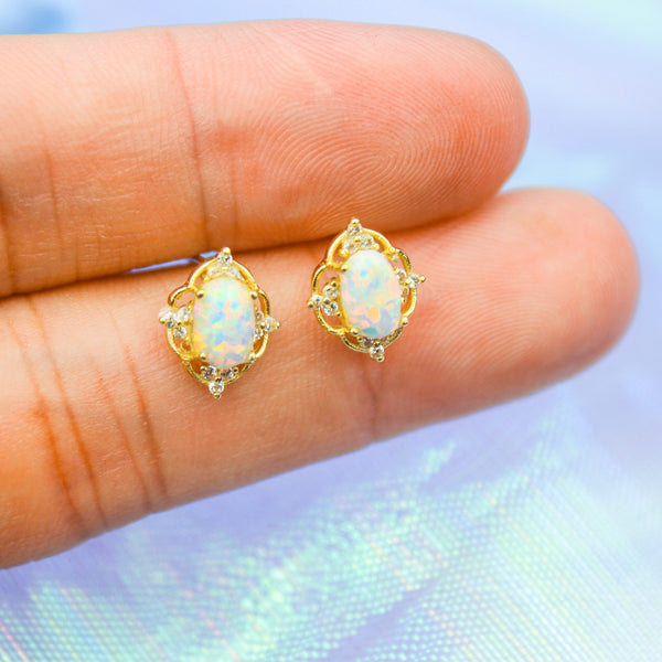 Royal Opal Studs