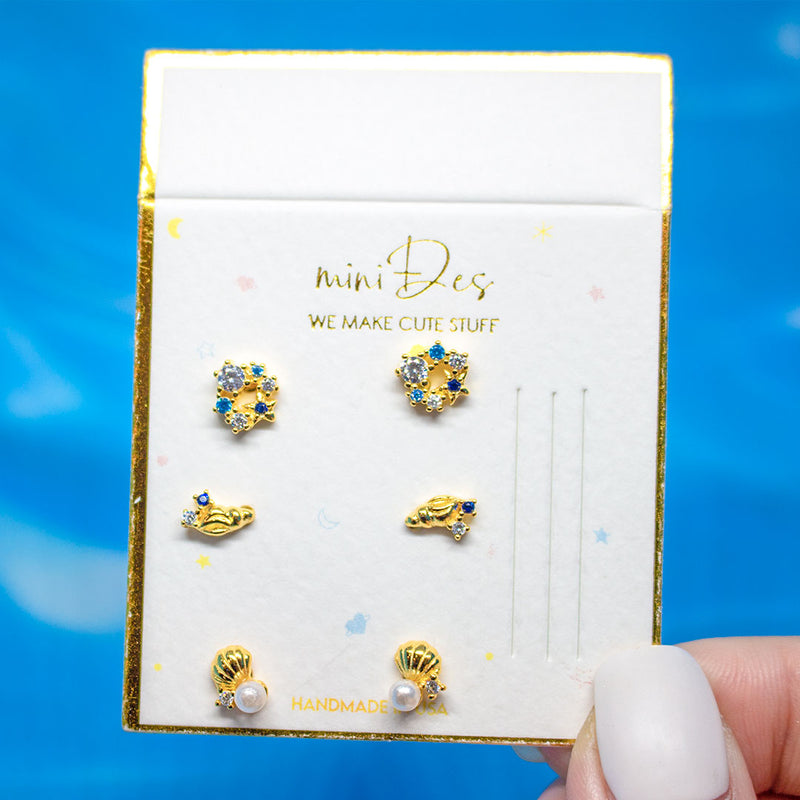 Ocean Vibe Earrings Set