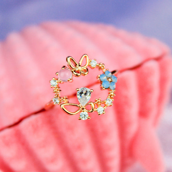 Dainty Butterfly Ring